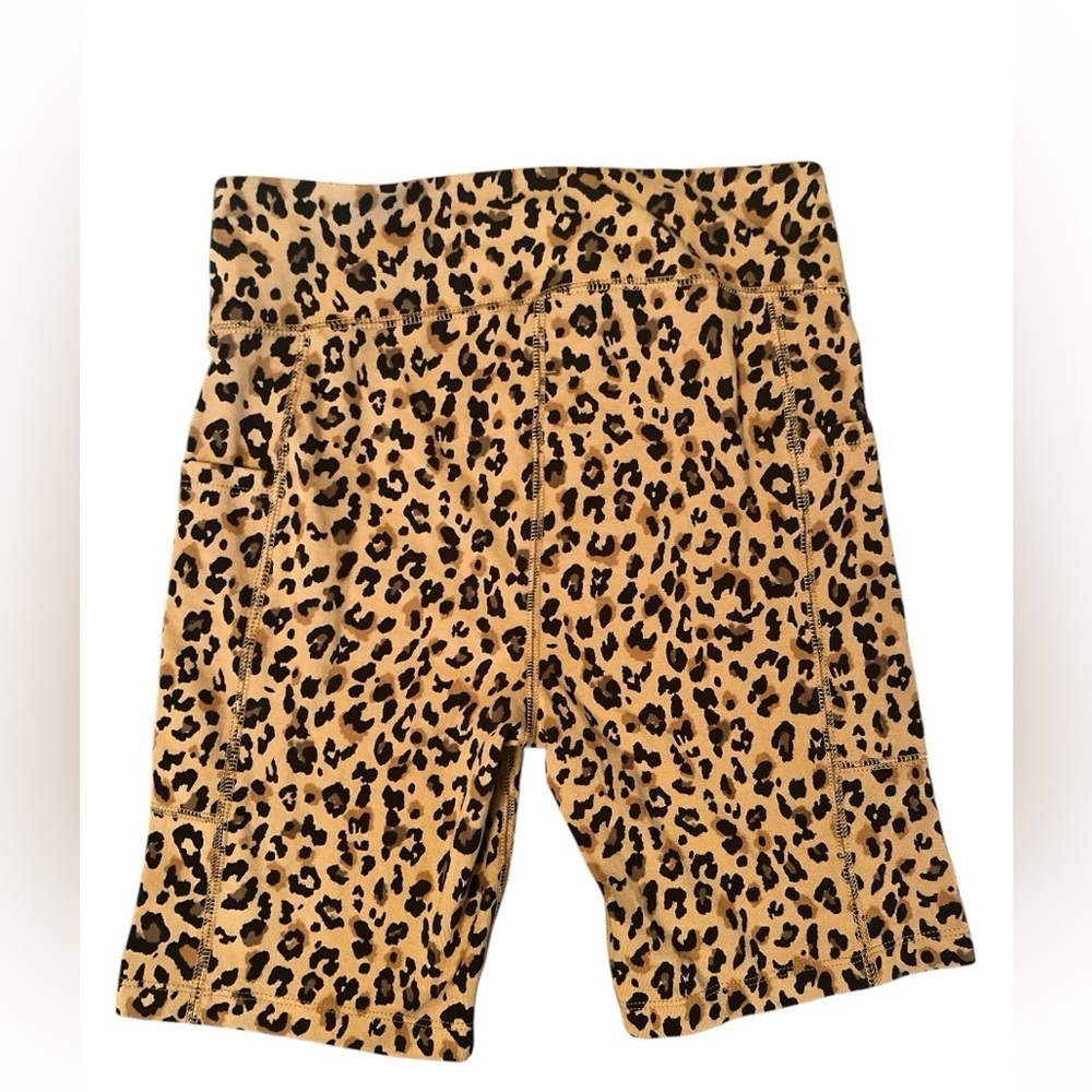 NEW J Crew Factory Animal Print High Rise Bike Shorts Size Small - Picture 6 of 7